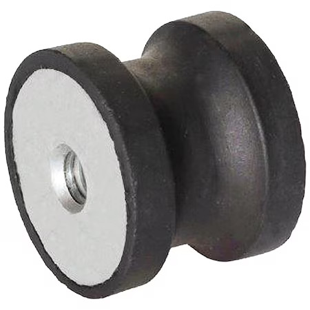 J.W. WINCO 456.3-40-25-30-5/16-55 Vibration-Isolating Mount, 0.98 in H