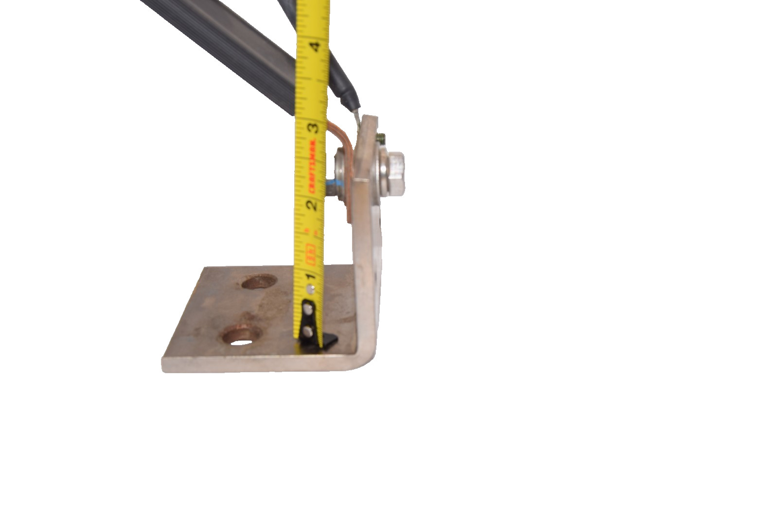 Xibar Buss Ground Strap Bracket BB-2885 C 2-1/2″ x 3″ x 1/4″ 5-1/2″ Strap Copper