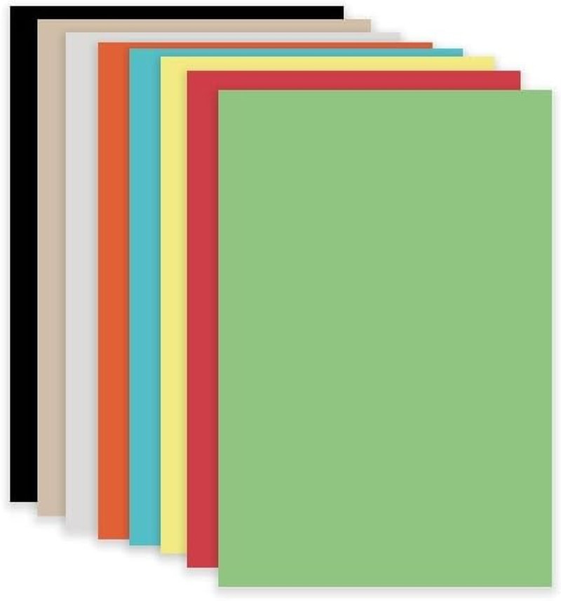 Bristol Board, 9 X 12 Inches, Assorted Colors, Pack of 100