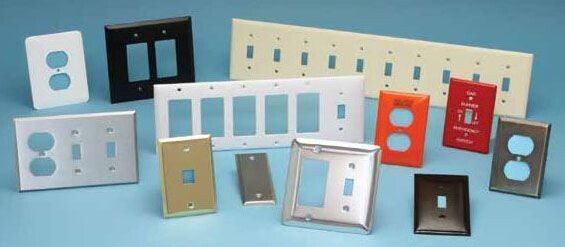 Mulberry 97101 Single Gang Stainless Steel Duplex Receptacle Plate