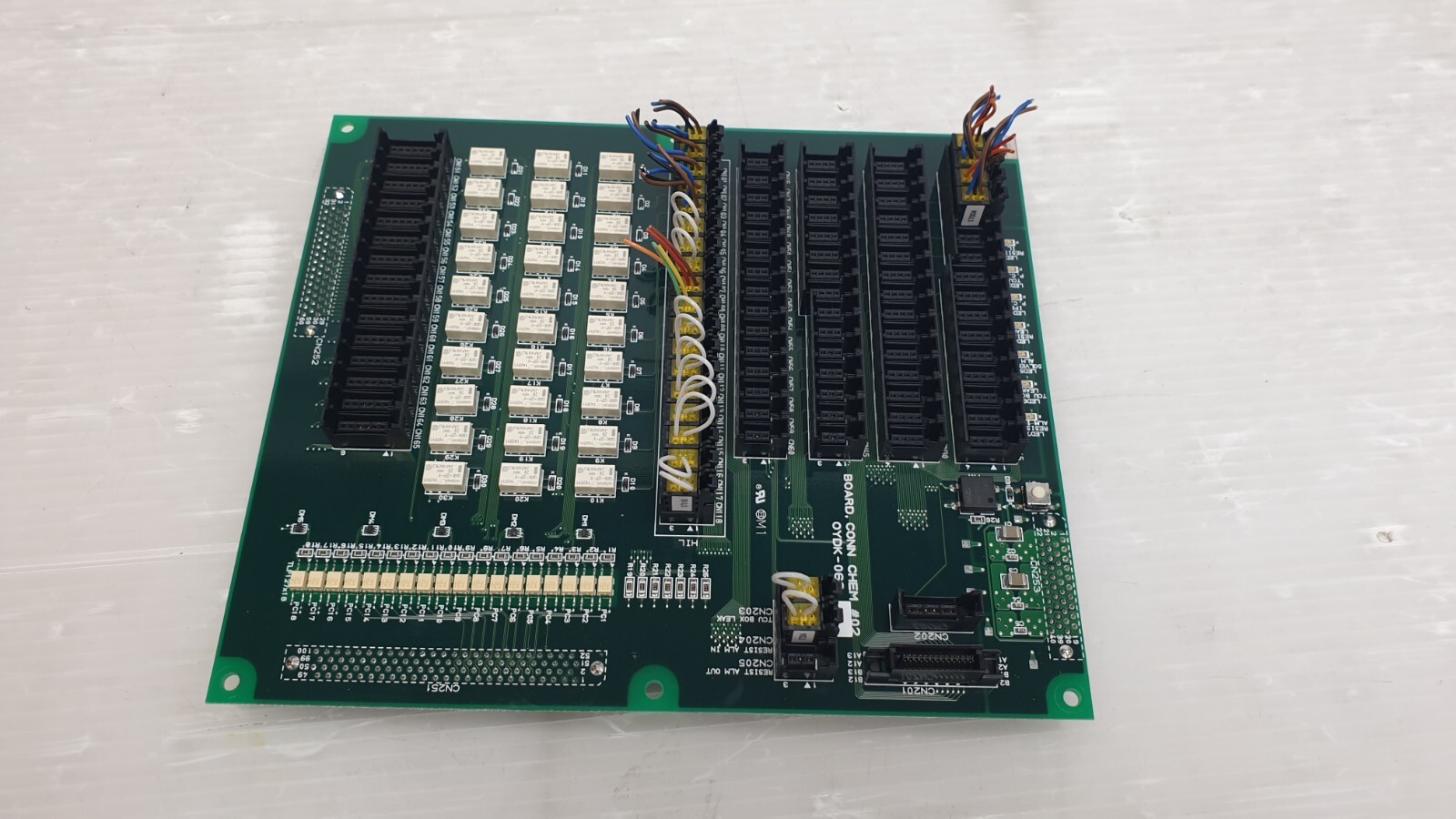 TEL Tokyo Electron Board CONN CHEM #02, OYDK-062, Used
