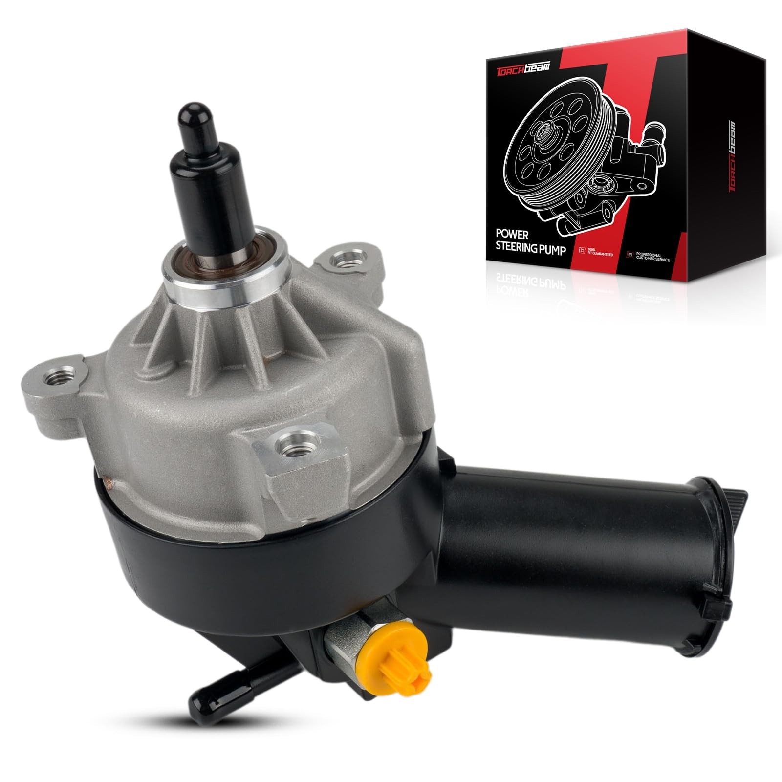Torchbeam Power Steering Pump with Reservoir Compatible with 1990-1996 F150; …