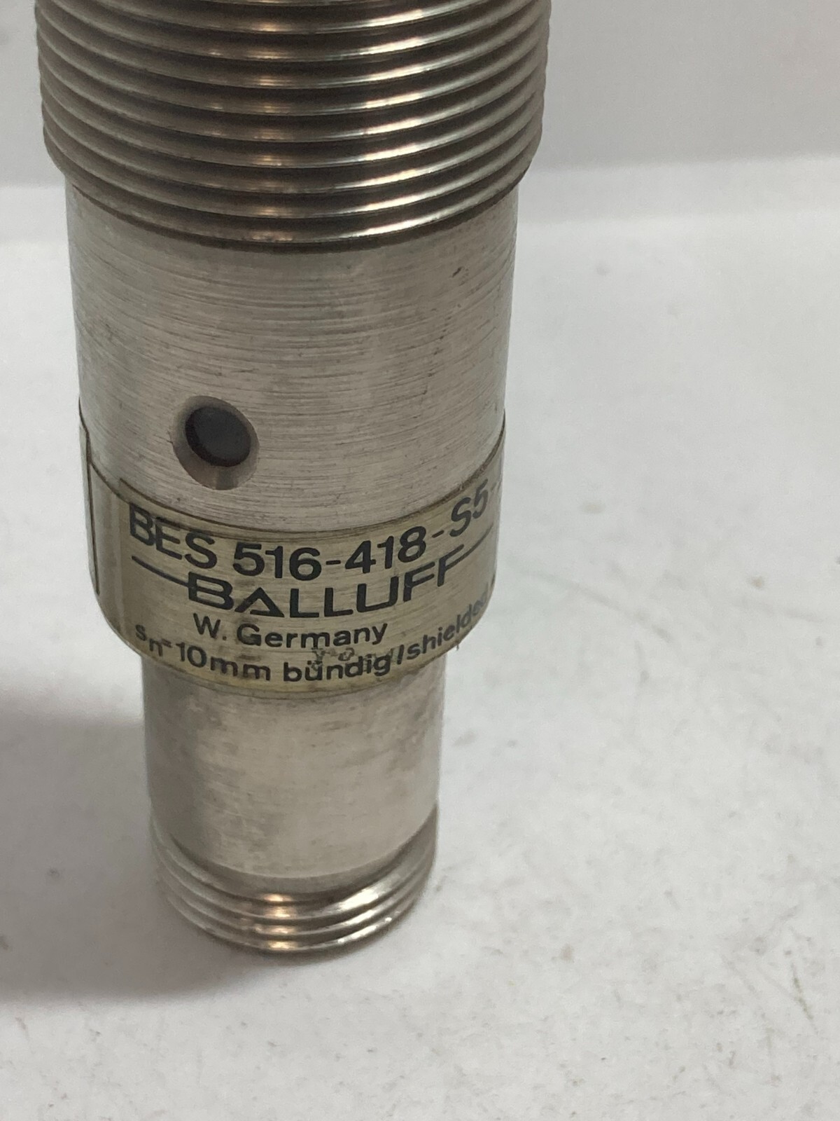 BALLUFF BES 516-418-S5-L PROXIMITY SENSOR 10MM SENSING 90-250VAC 45-65HZ 180MA