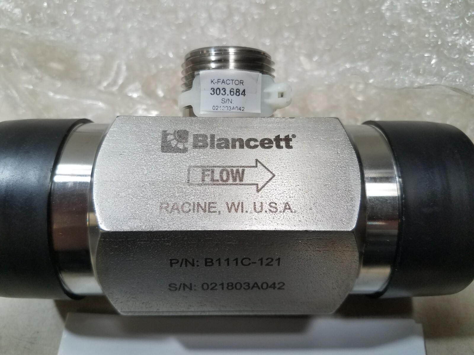 Blancett Turbine Flow Meter B111C-121 1100 Explosion Proof Series New!