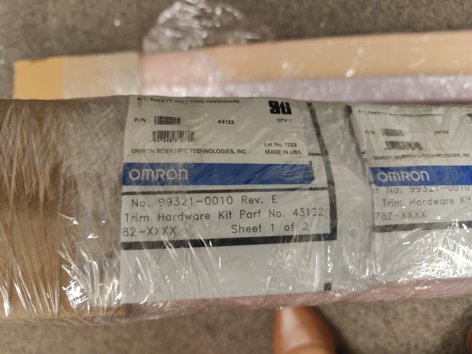 New STI 99321-0010 Safety Mat Omron Trim 43122 Kit