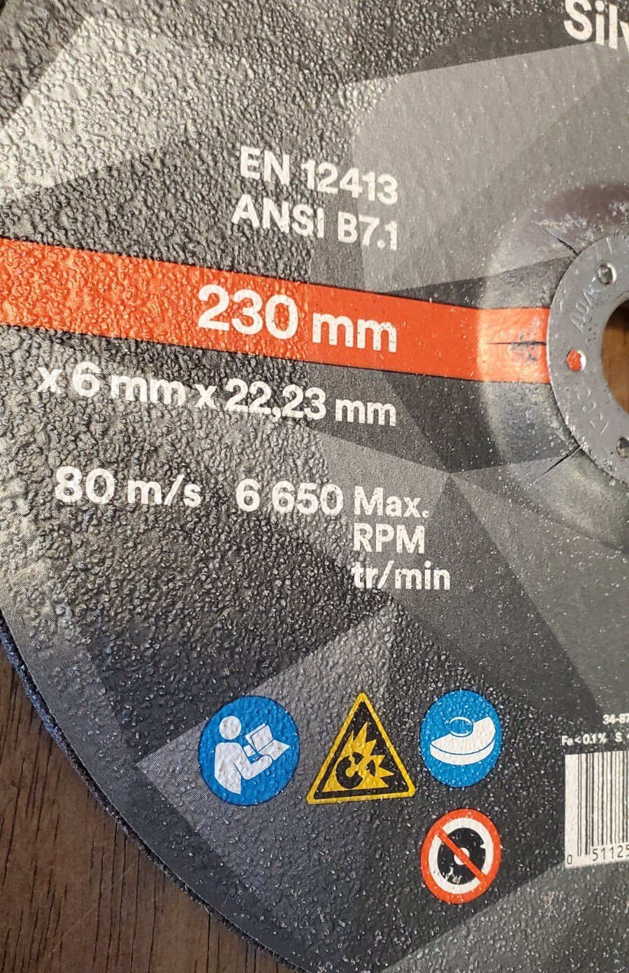 3M 87452 Depressed Center Grinding Wheel 9″ x 1/4″ x 7/8″ (5 Pack)