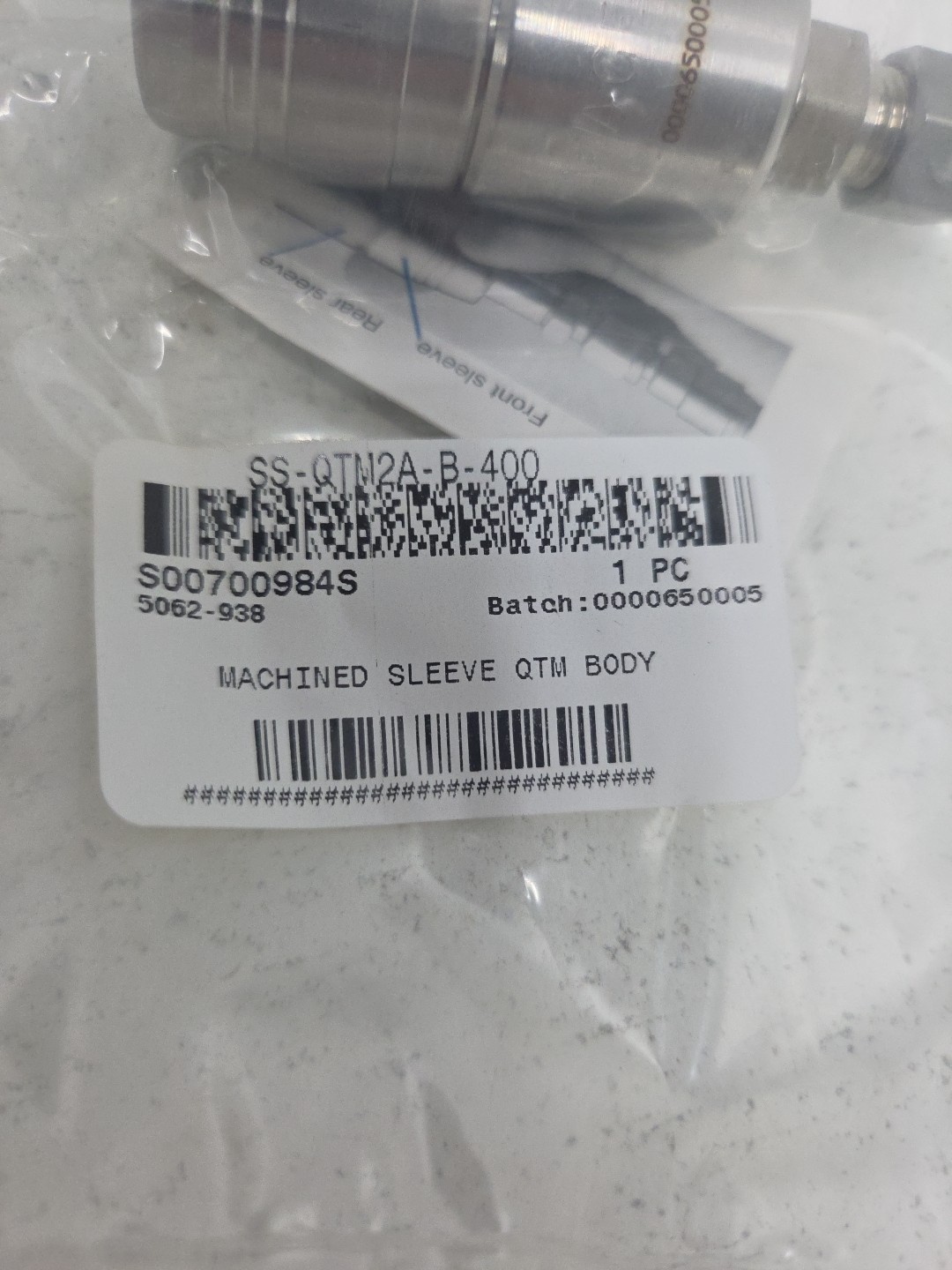 Swagelok SS-QTM2A-B-400 Sealed quick coupling **NOS**