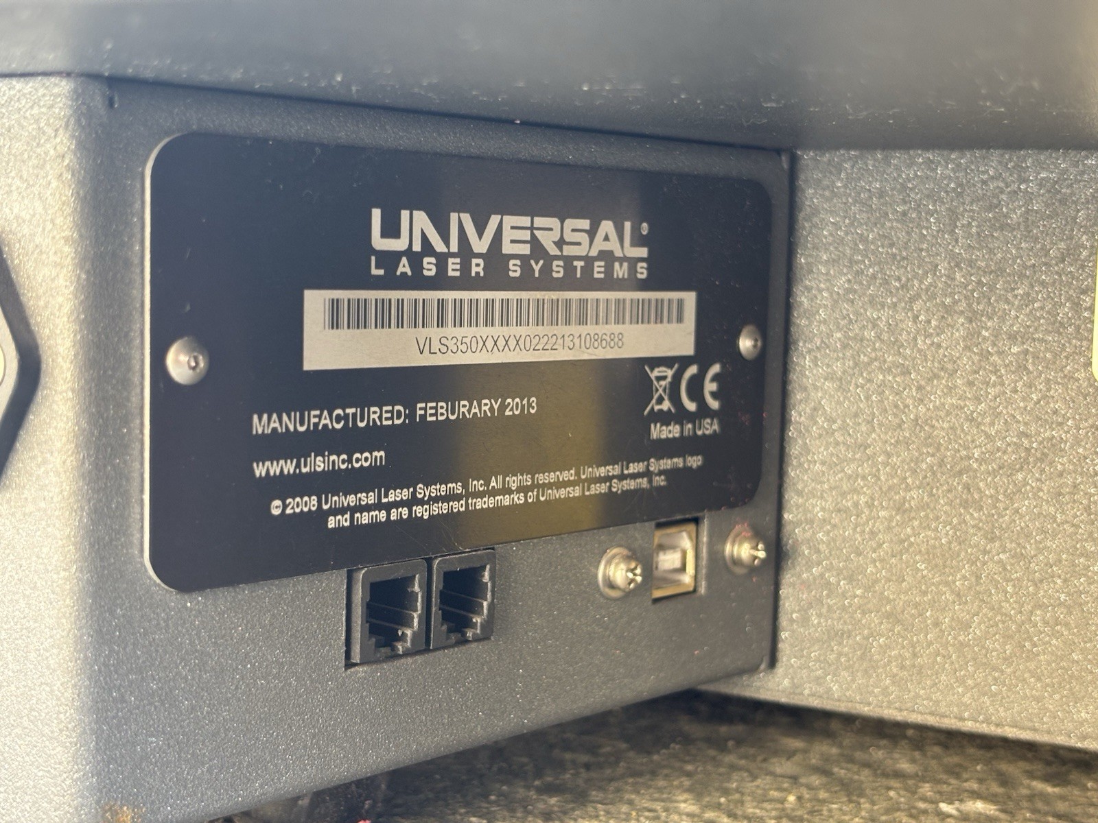 Universal Laser Systems Engraver ULR- 30 Watt For Parts READ