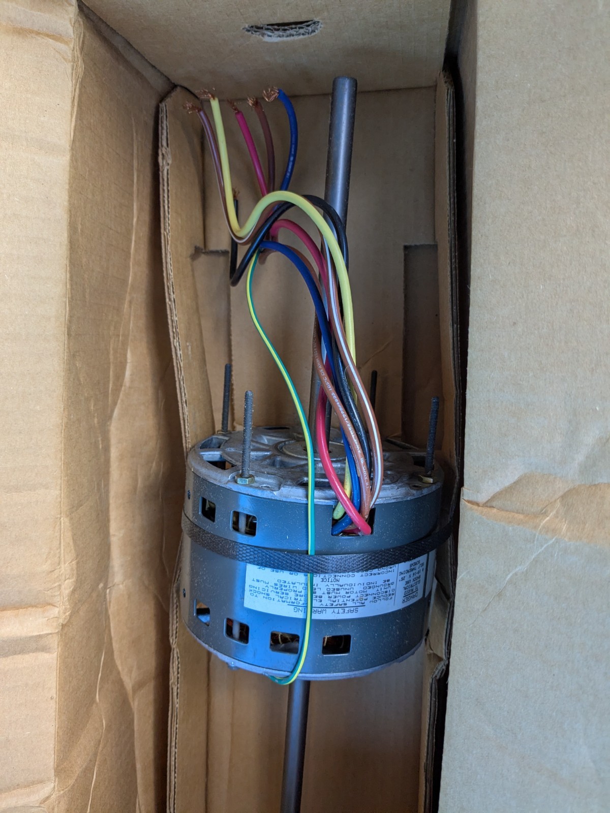 Resilient Based Motor A.O. Smith) 1/2 HP, 1725 RPM, 115/208-230V, 6-1/2″ diamet