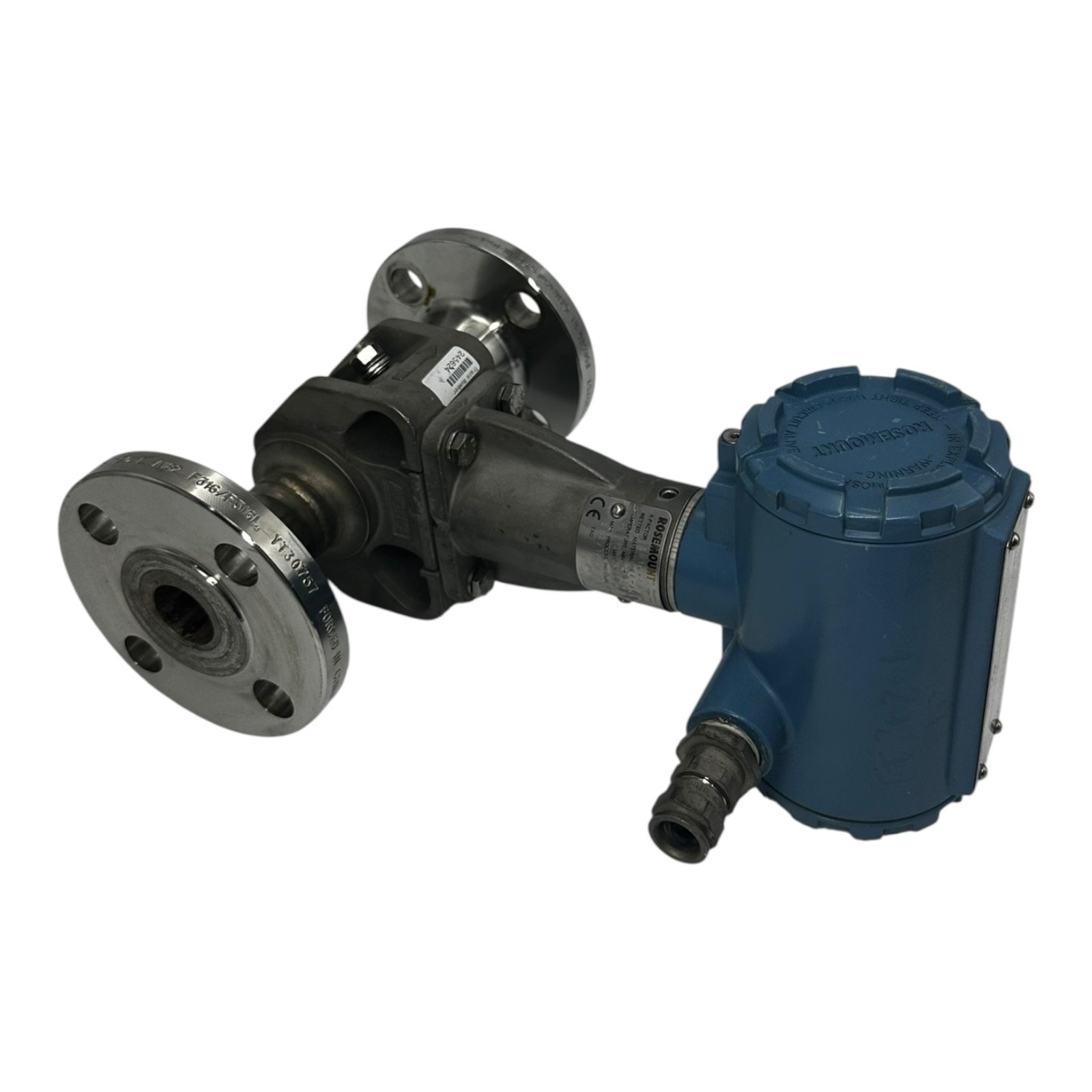 Rosemount 8800DF010SA1N1D1E1Q8PDYG Vortex Flow Meter Flange