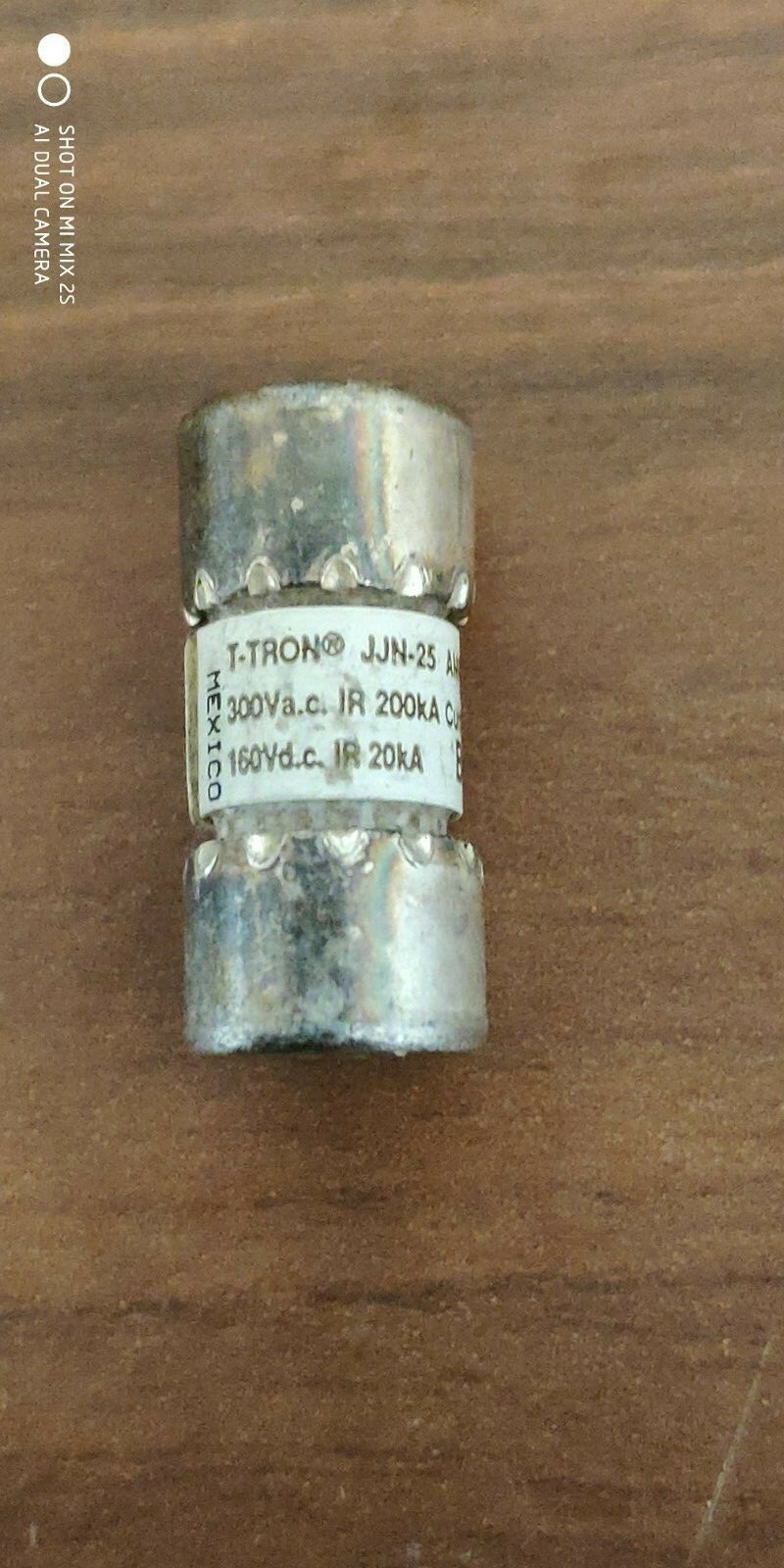 Lot of 10 PIECES OF BUSS JJN-25 AMP T-TRON. Tracked Registered Post