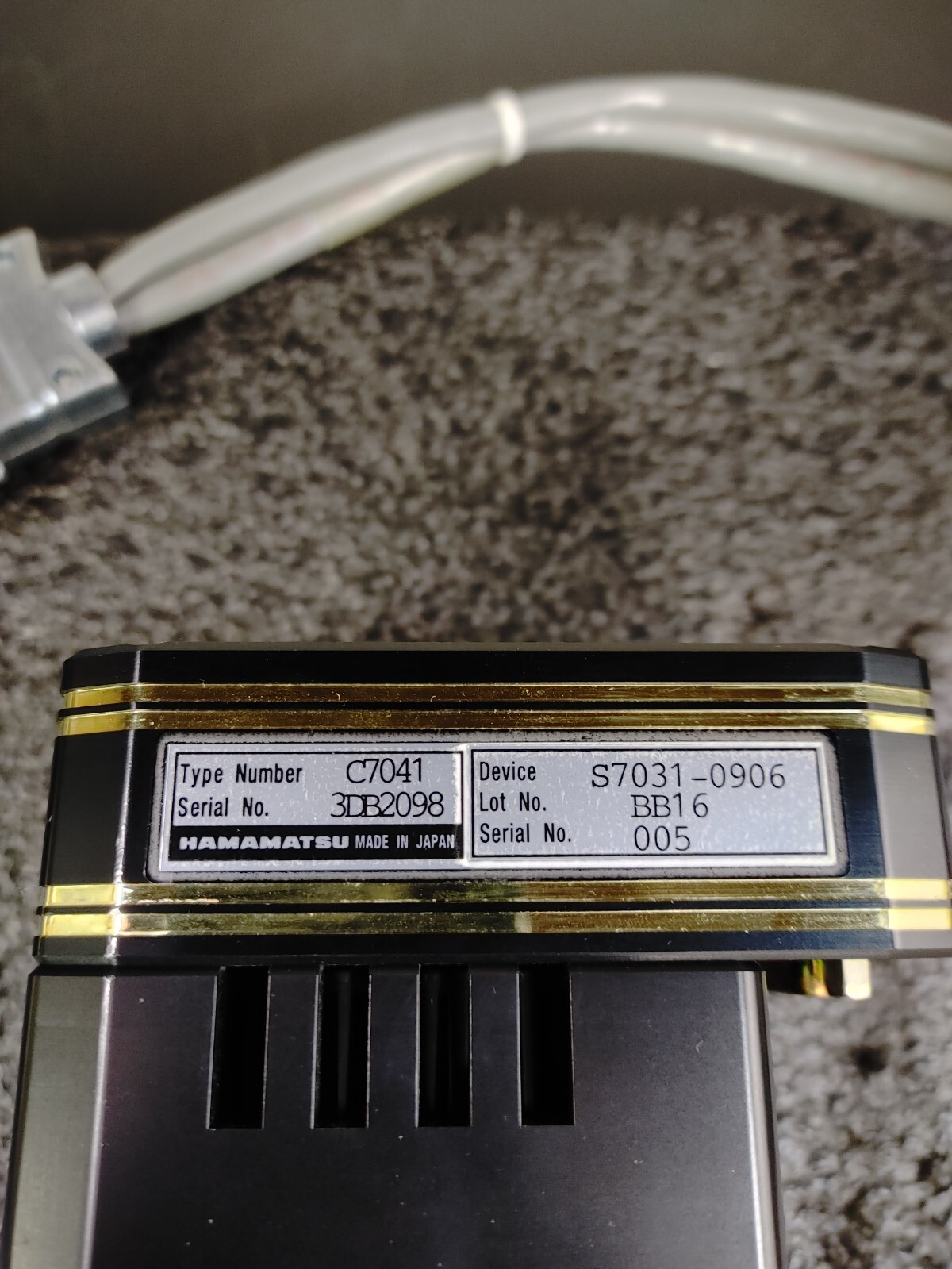 HAMAMATSU C7041 CCD Multichannel Detector Head