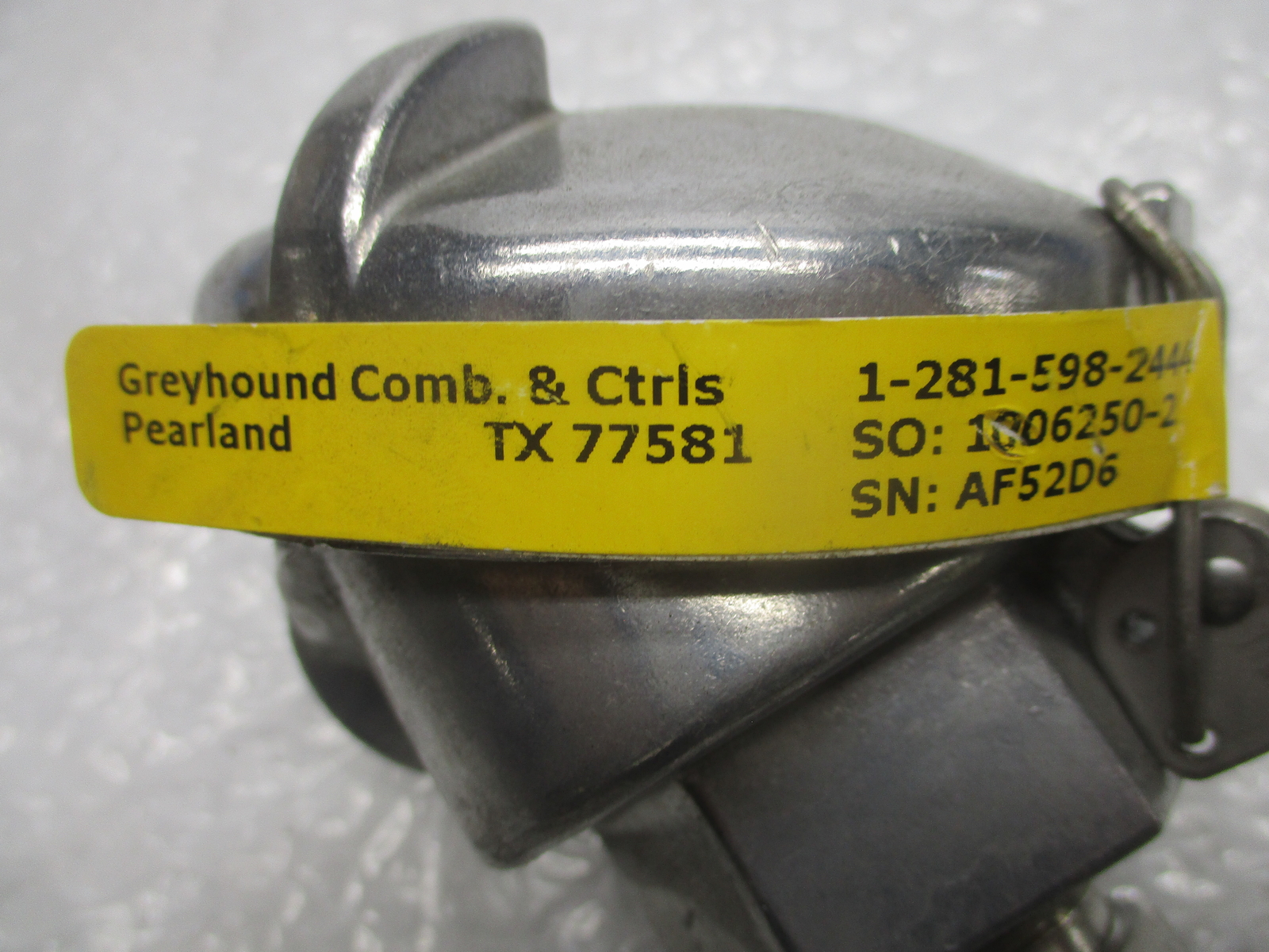 GREYHOUND COMB & CONTROLS 1-281-598-2444 THERMOCOUPLE NSNP