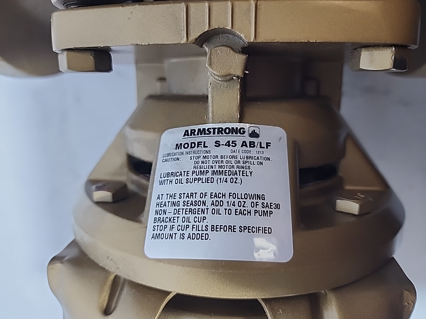 Armstrong 174036LF-143 S45 AB/LF Lead Free Bronze Pump