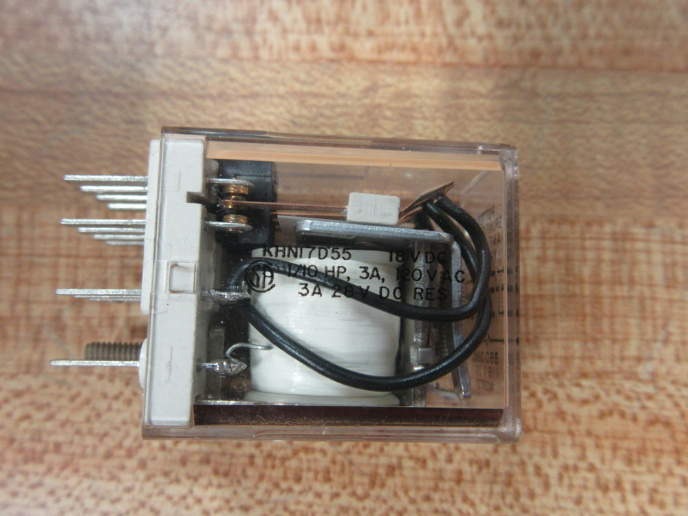 AMF Potter & Brumfield KH-4210-4 18VDC Relay KH42104 18 V DC
