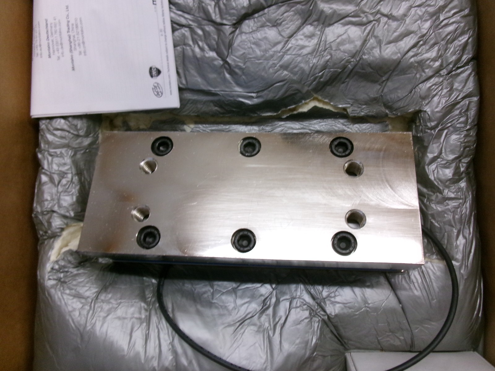 NIB montalvo U75 Pillow Block Load Cell 2500LB 12000713 12500N U75-2500 #2