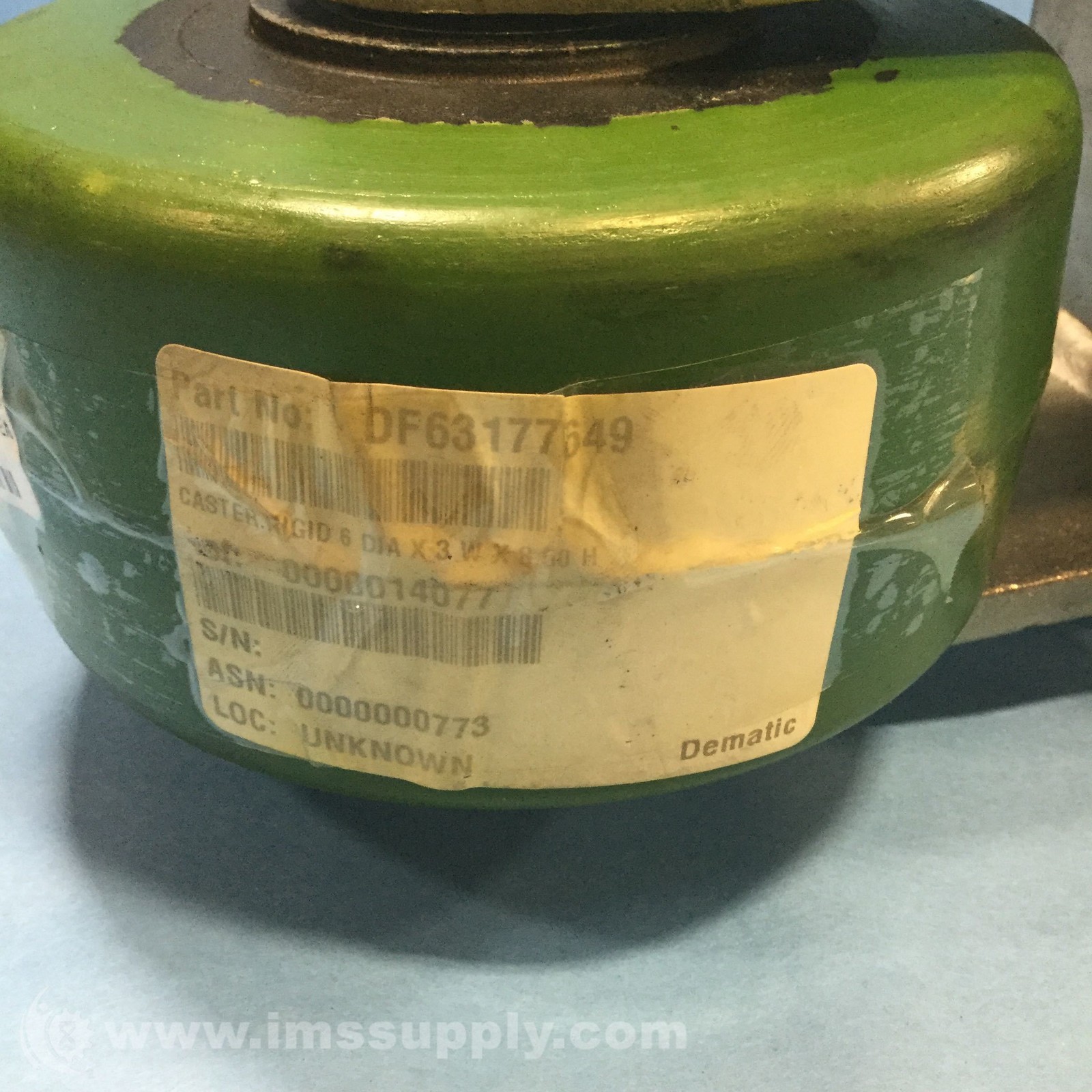 Albion DF63177649 Rigid 6 DIA x 3 W x 8.50 H Caster Wheel USIP