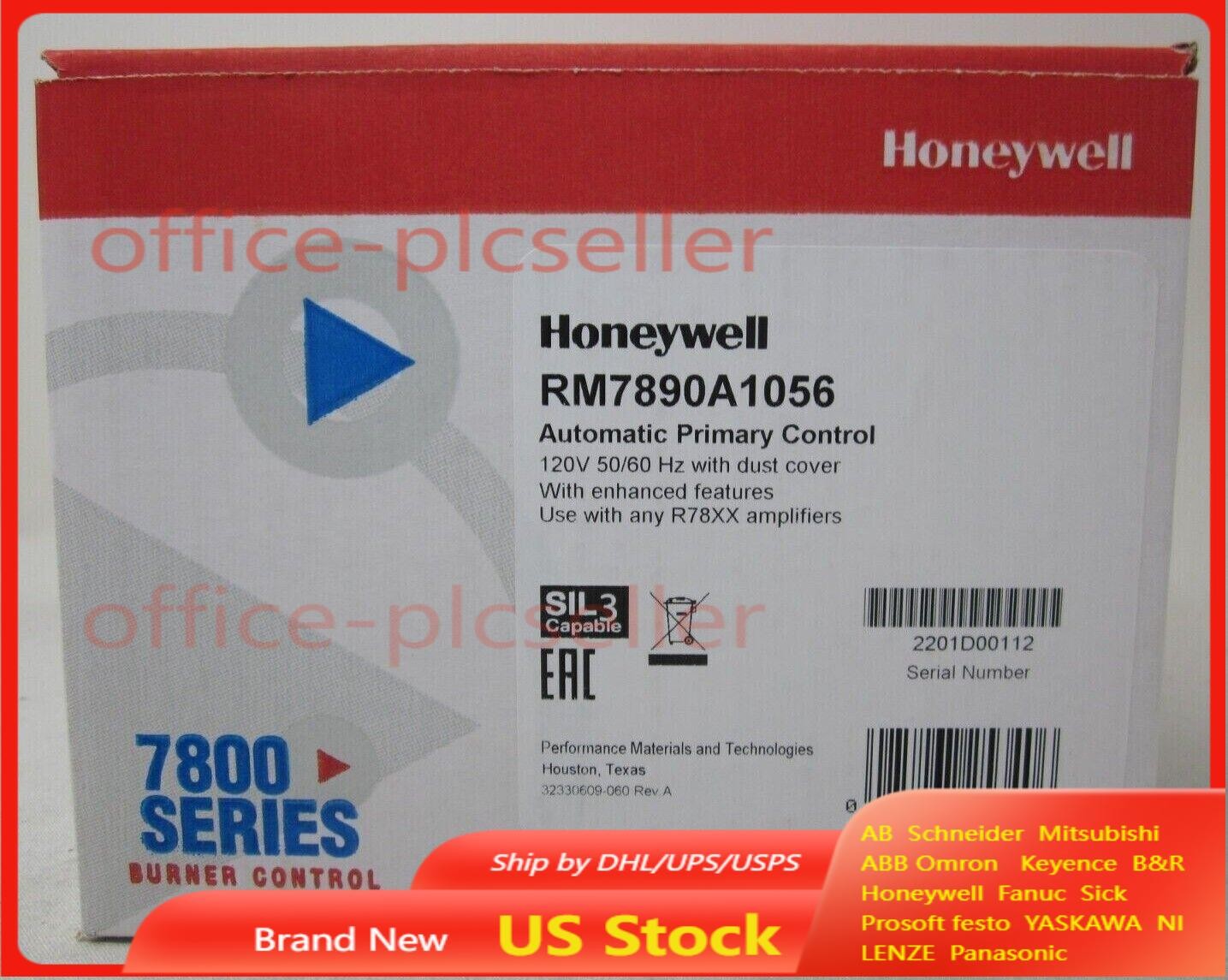 One Honeywell RM7890A1056 RM7890 A 1056 Controller new Free Shipping