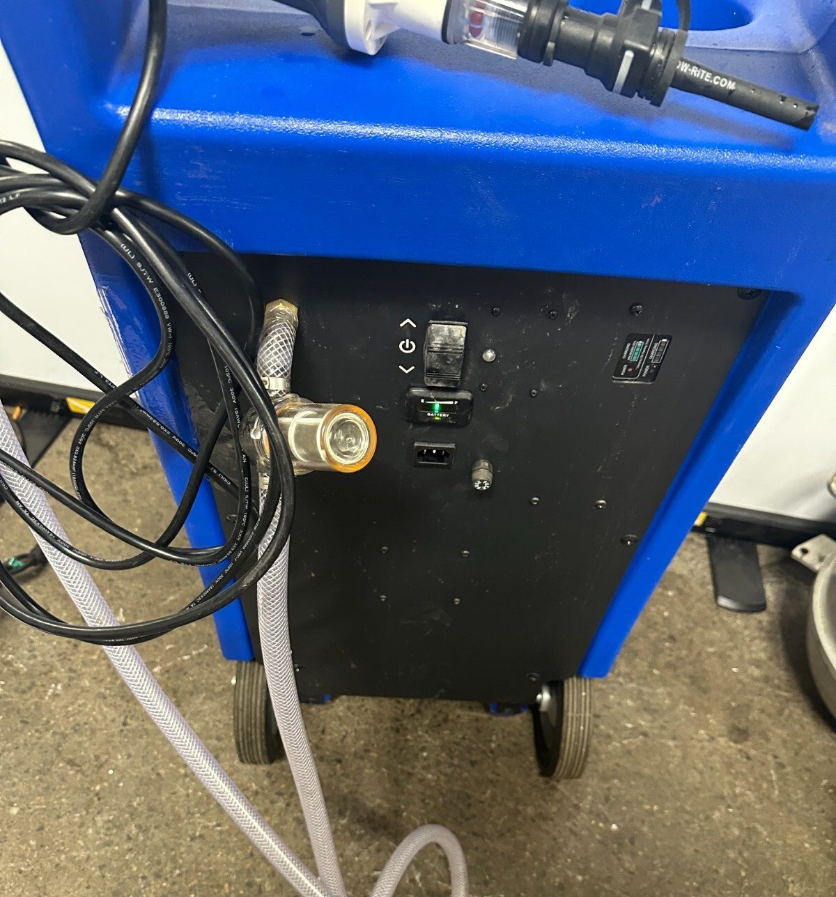 FLOW-RITE BA-MS-115 PORTABLE 12V DC WATERING CART INTERNAL PUMP BATTERY CHARGER