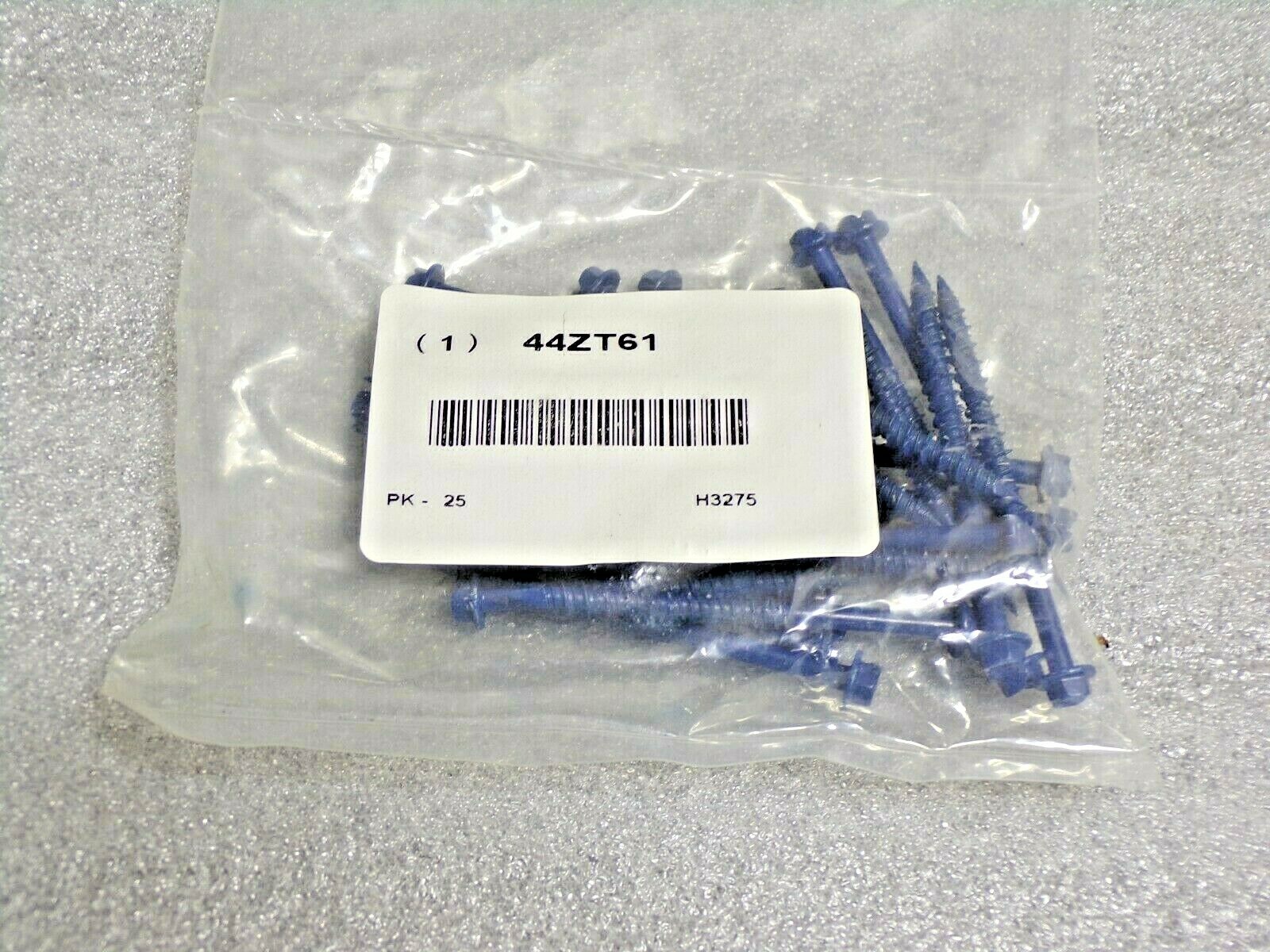 MKT FASTENING Hex Washer Concrete Screw, 3/16″ Dia. x 2-3/4″, Steel 25PK (JT)