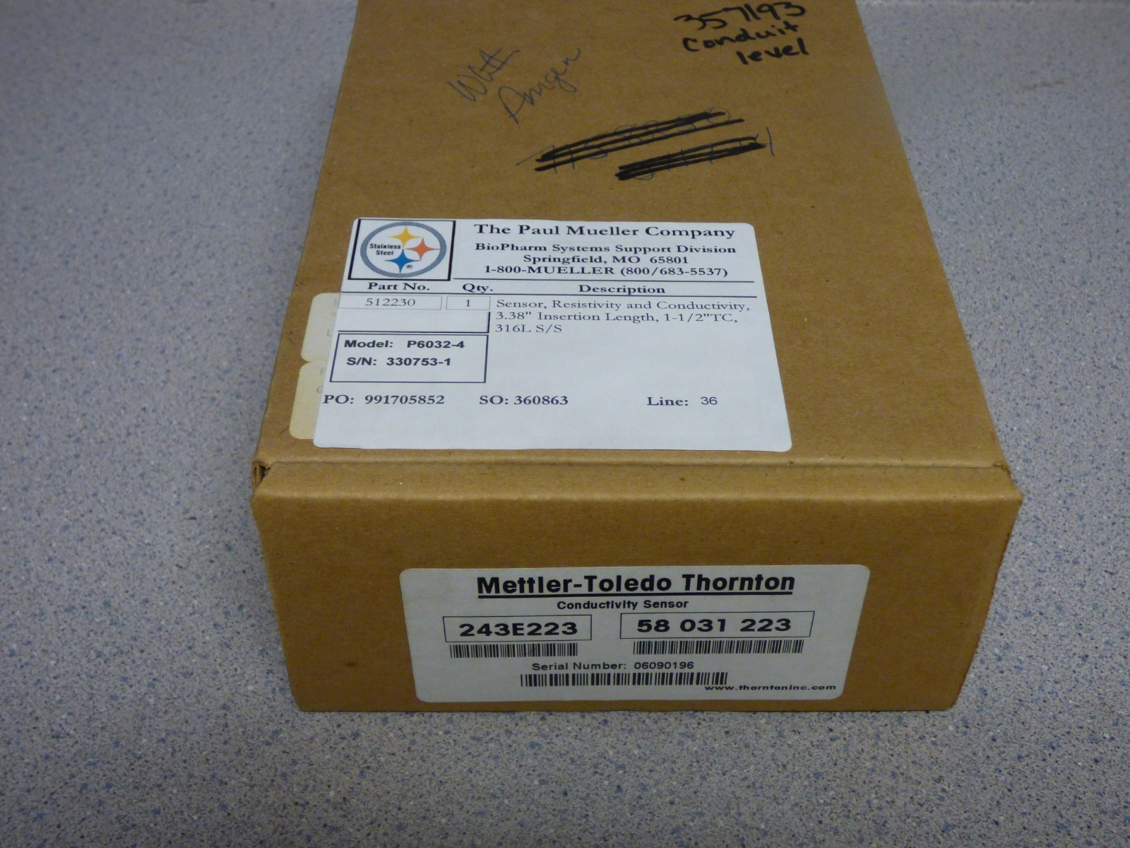 New old stock In original packaging Mettler-Toledo Thornton 243E223 06090196