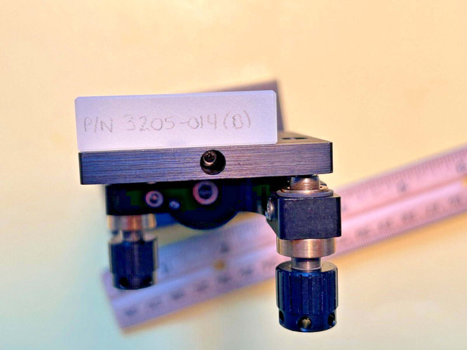 KrF Laser mirror on Newport P100-P2 on Thorlabs 3″optic mount assembly