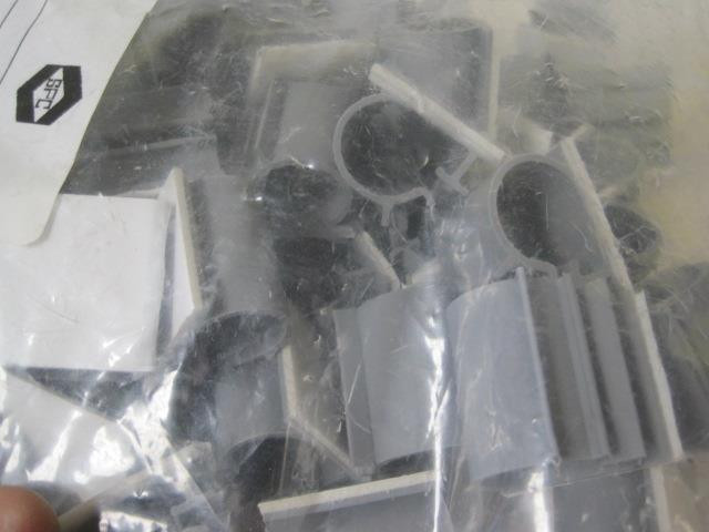 NEW PACK OF 100 SPC TECHNOLOGY PRO POWER ALC-4 KWIK KLIP GREY CABLE FASTENER