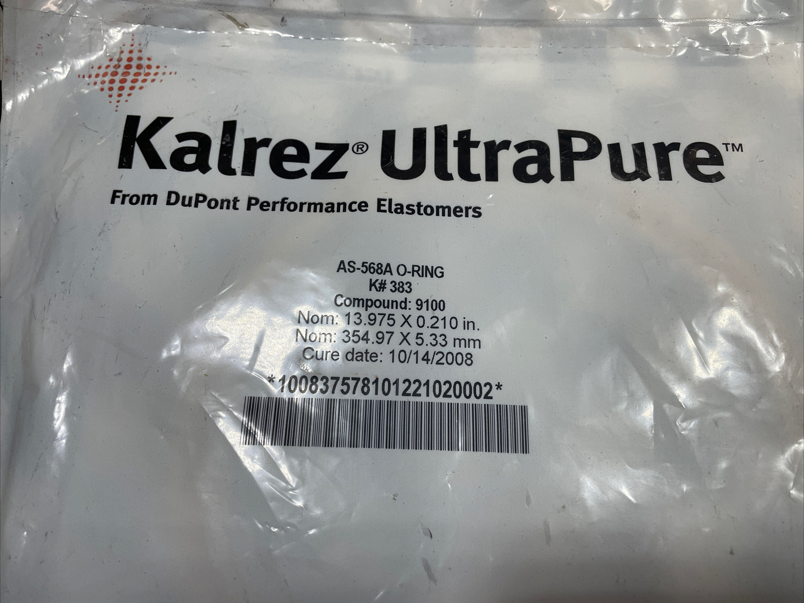 KALREZ ULTRAPURE AS-568A K#383 K#225 K#232 K#140 K#232 K#227 K#225 Lot Of 12