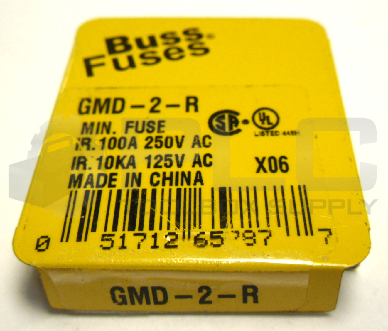 NEW BUSS GMD-2-R FUSE 2AMP 250V T-LAG GLASS QTY 5
