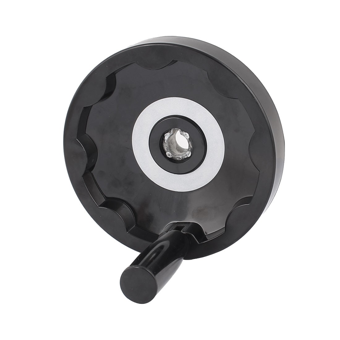 Milling Machine Black Folding Handle Inside Ripple Hand Wheel 16x155mm
