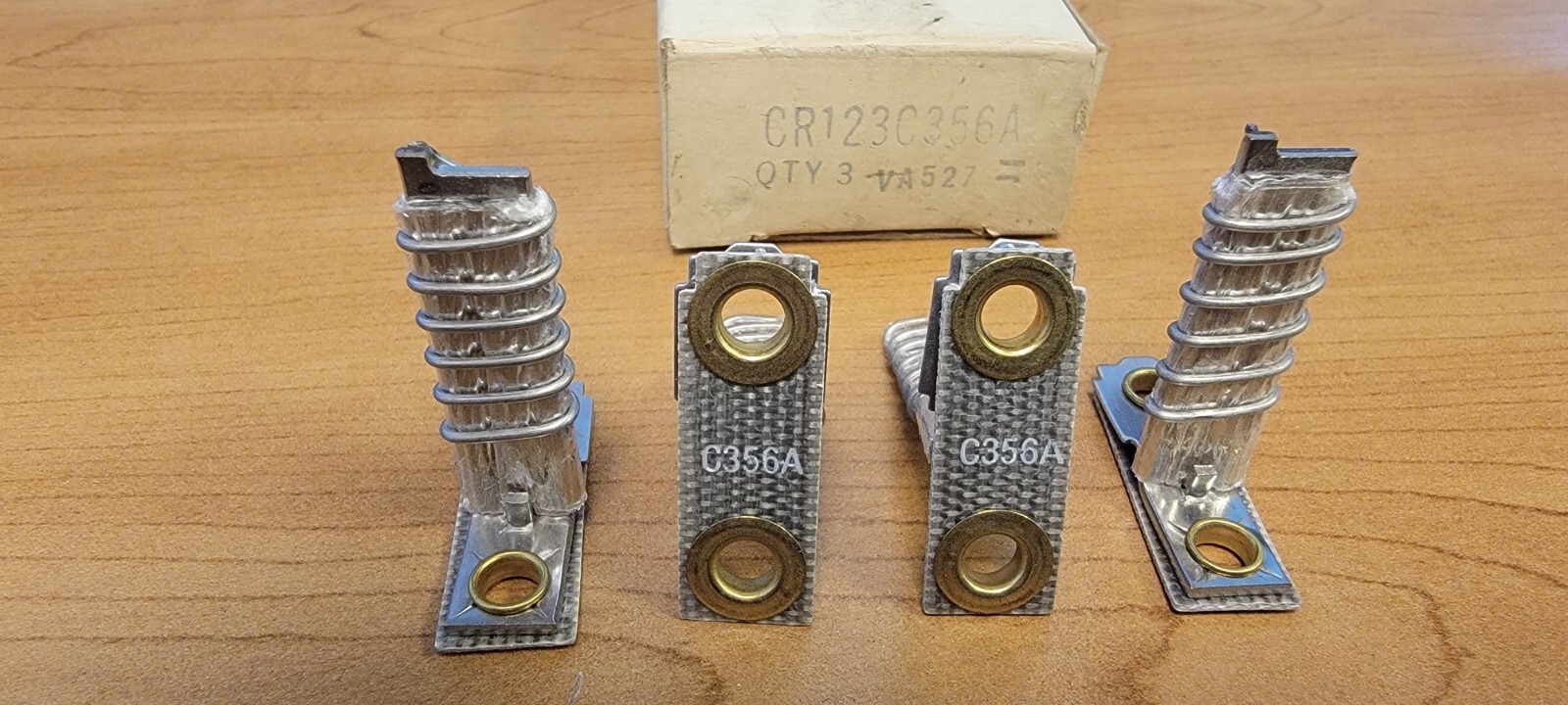 Lot of 4 GE General Electric C356A Overload Heater Elements