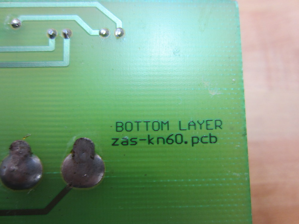 Part ZAS-KN60.PCB Board ZASKN60PCB