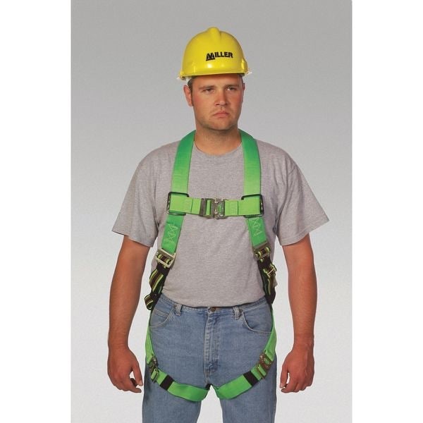 Miller P950qc/Xxlgn Duraflex Python(R) Ultra Full Body Harness, 2Xl, 400 Lb.,