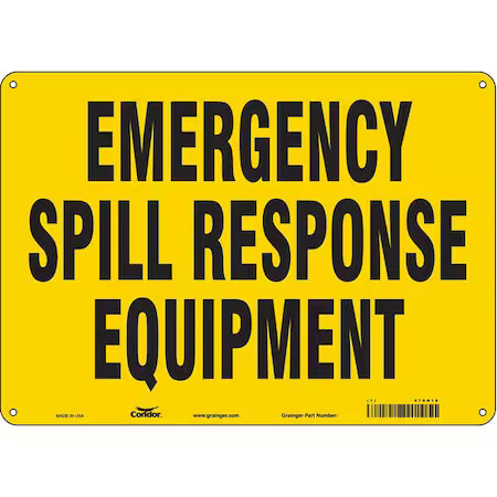 Condor 470N18 Emergency Spill Response Equipment, 14 In W X 10 In H, Horizontal