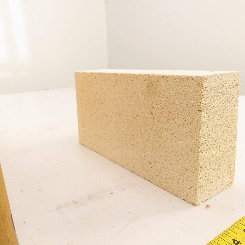Morgan K-23 No. 1 Arch Insulating Fire Brick 9″ x 4.5″ x 2.5″ Box Of 12