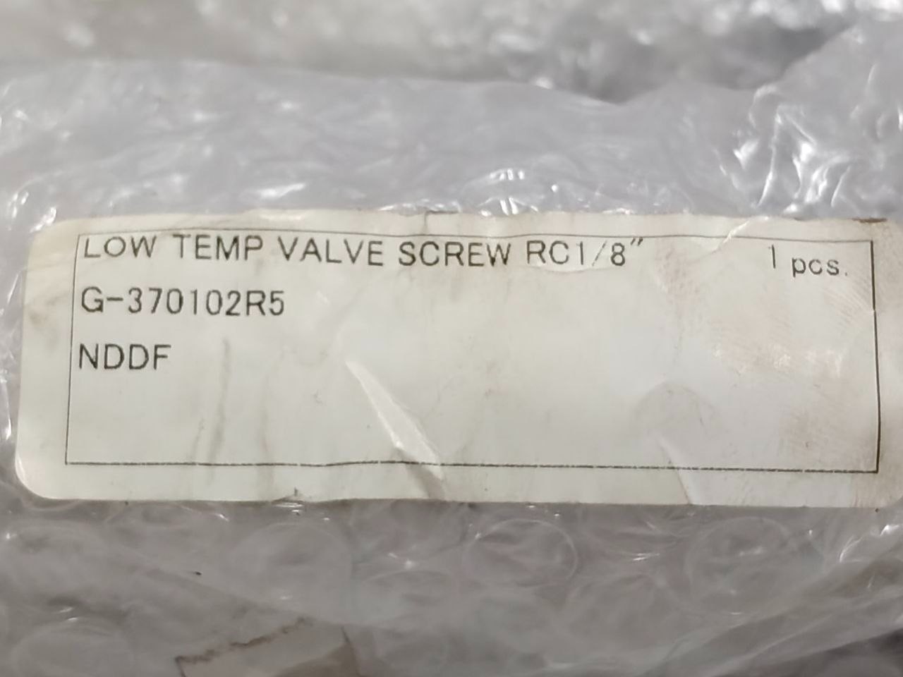 BI-LOK RC1/8″ Low Temp Valve Screw 1MPa 1/8 IA19