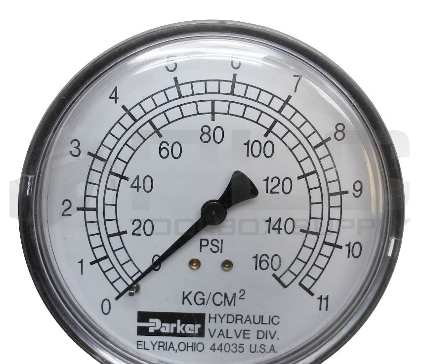 NEW PARKER 4203224 0-160PSI PRESSURE GAUGE 0-11KG/CM2 1/8″ NPT