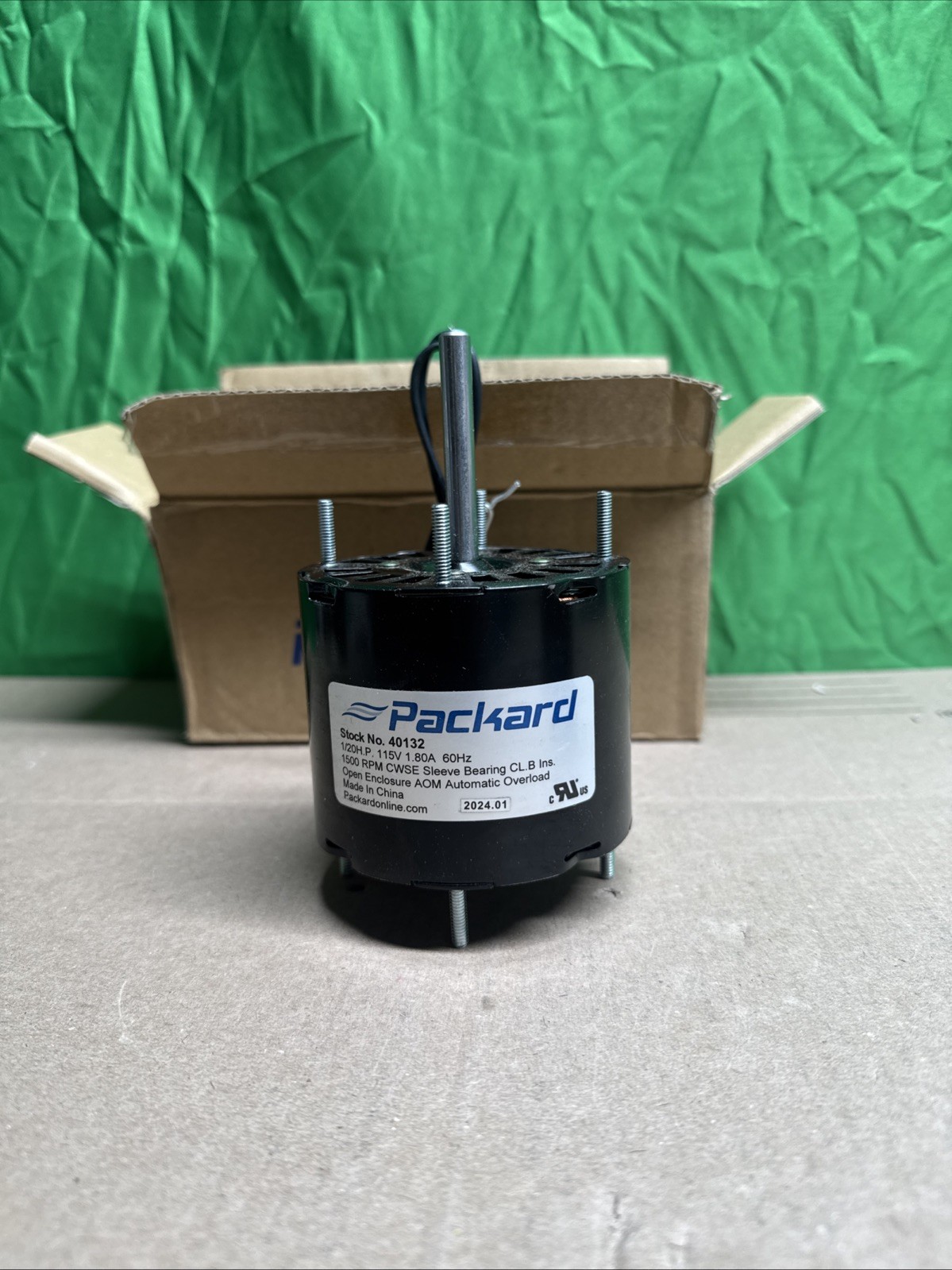 Packard 40132 Shaded Pole Motor 115V 1550 RPM