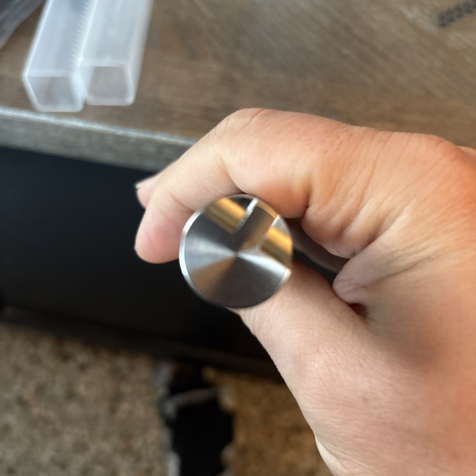Maratac Tube-A-Ton Titanium Secured Lid Via Flange-to-Cap Fits Two AA Batteries