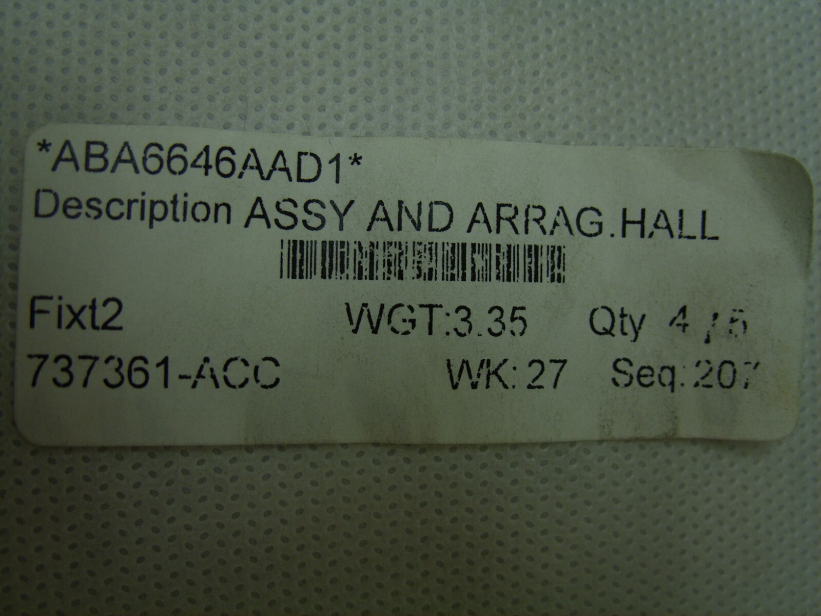 Otis Elevator – OEM Hall Lantern Light 6646AAD / ABA6646AAD1 – 30 VDC / 0.75A