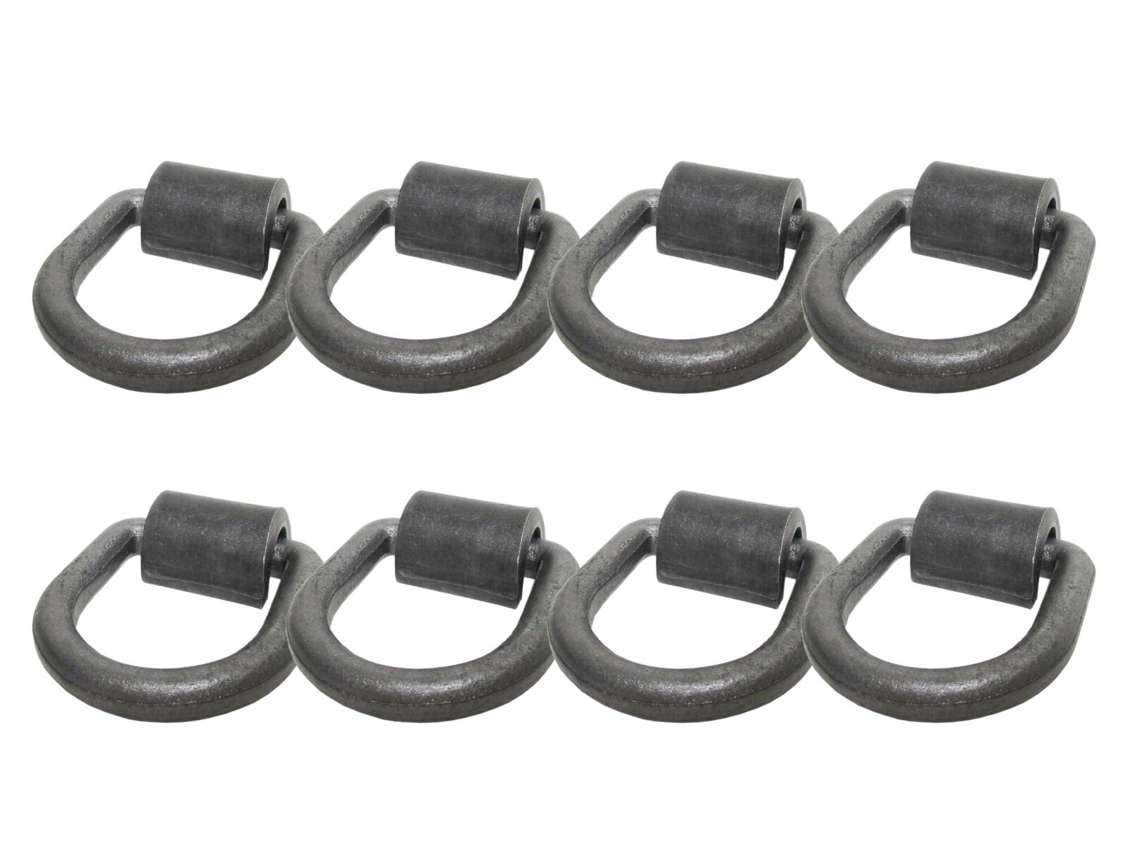 1/2″ Weld-On D Ring Attachment Truck Trailer Cargo Tie Down (Pack of 8)
