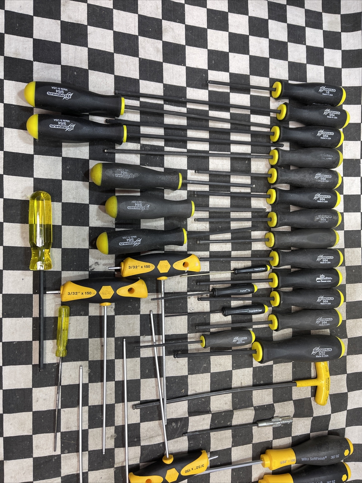 Bondhus 74632 ProGuard Ball End Screwdriver & Wiha Softfinish 367RZ, BIG LOT