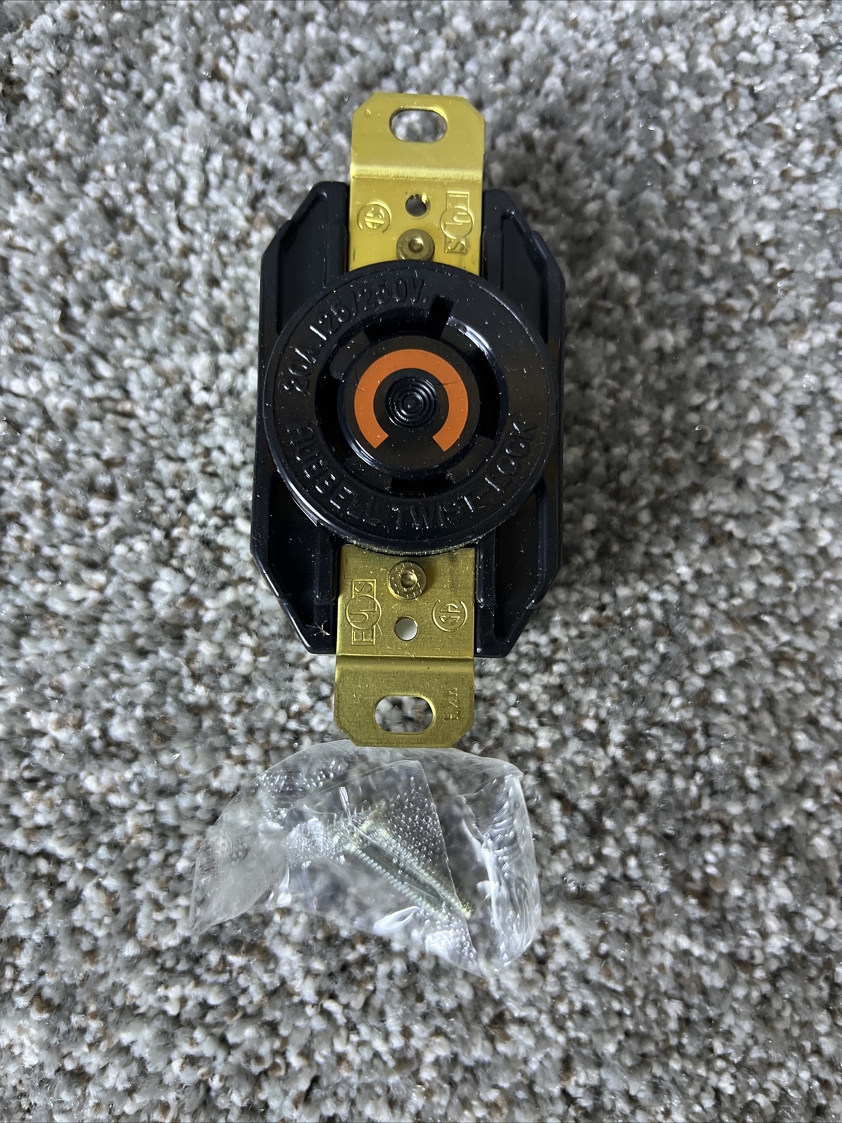 HUBBELL HBL2410 TWIST-LOCK RECEPTACLE 20A 125/250V NEMA L14-20R 3P 4W 2410A