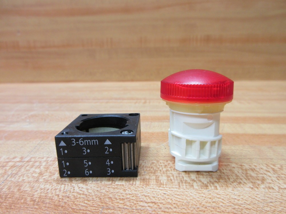 Siemens 3SB3001-6AA20 Indicator Light 3SB30016AA20 With Holder