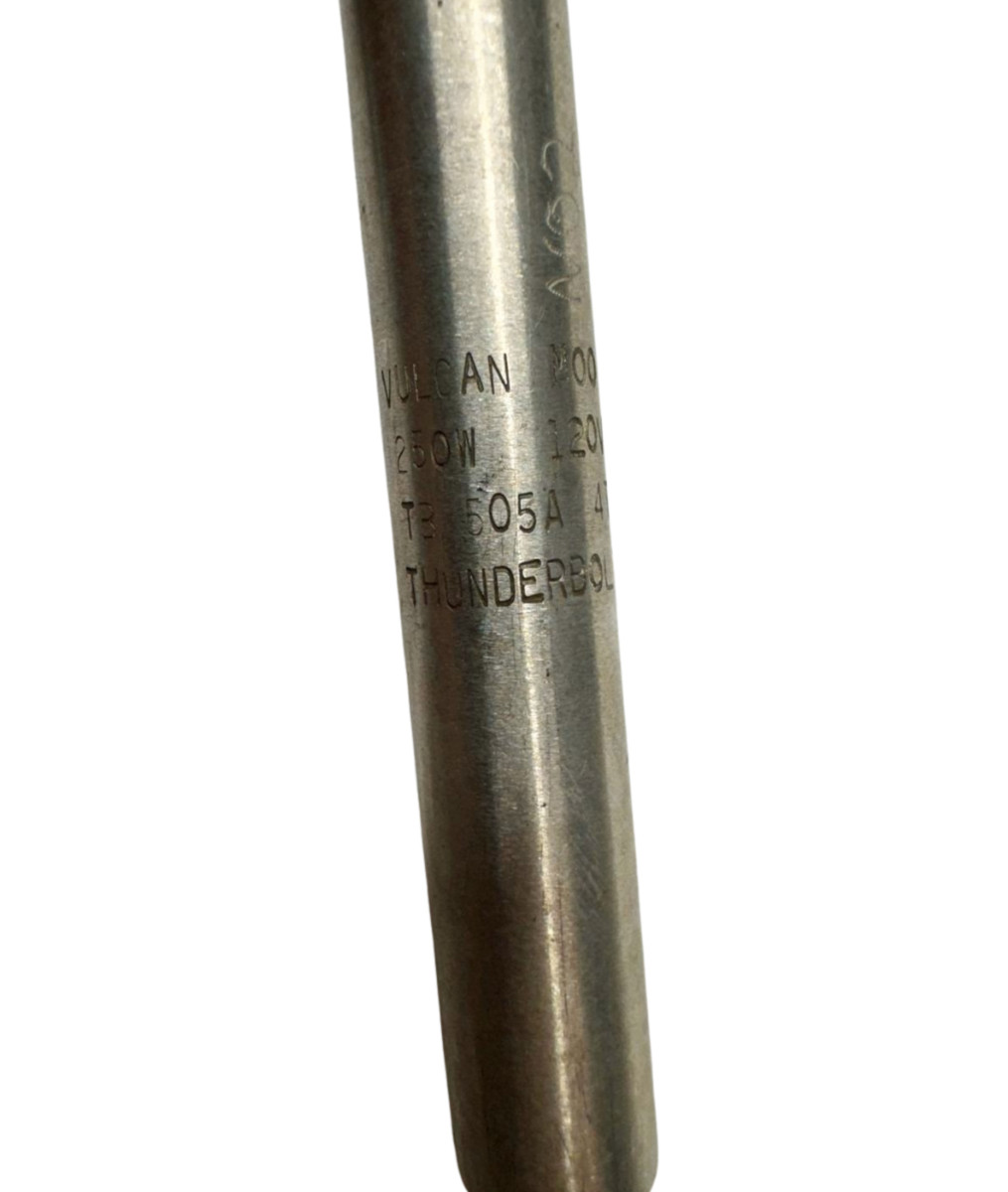 Vulcan TB505A Swaged Cartridge Heater, 250W, 120V, 3HR88, 4TB1, F08/0100/060013