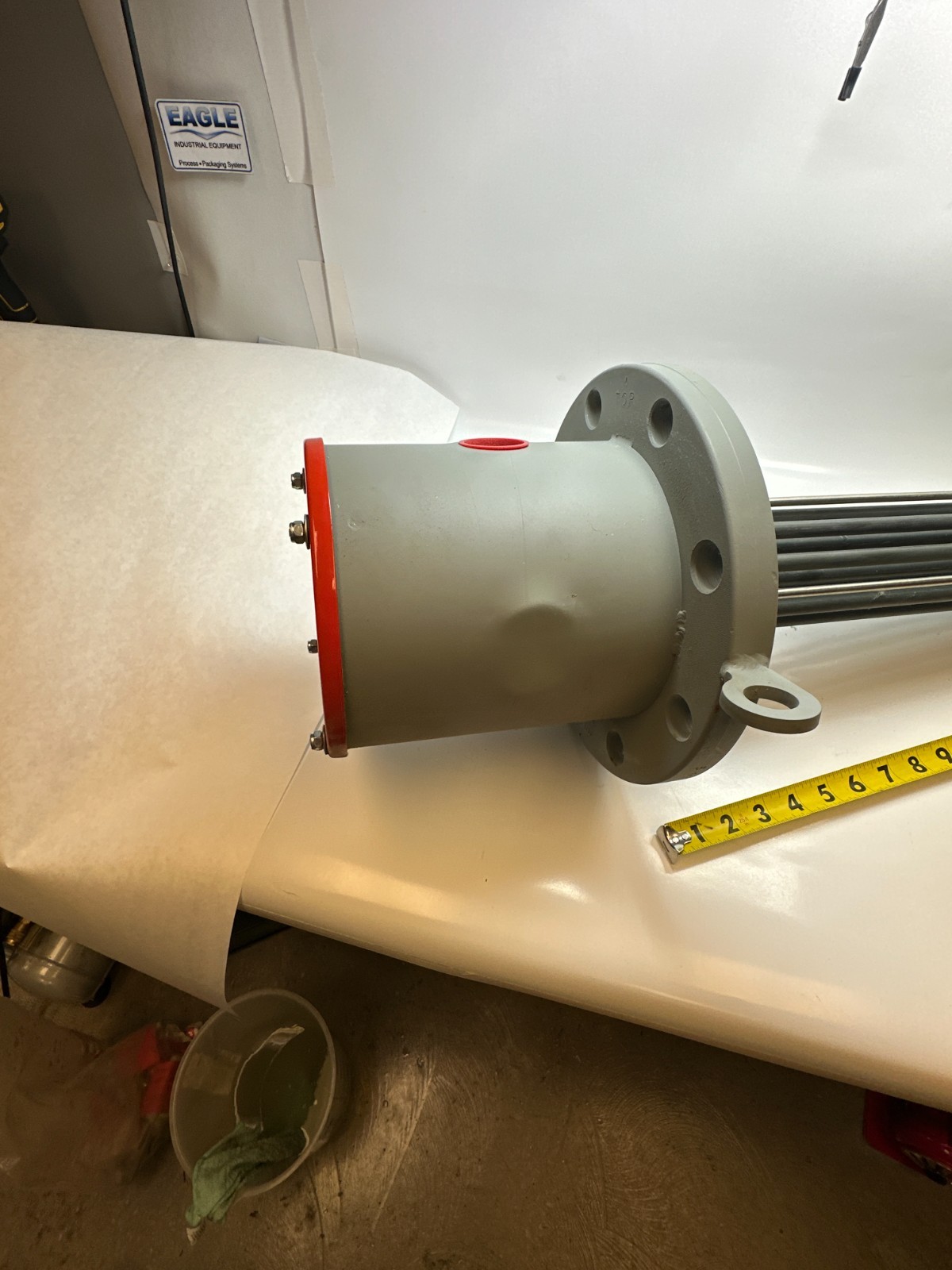 Watlow 6-22-222-76 Tubular Immersion Heater 480V 18kw 3ph 1435 17.37/20.11 OHM