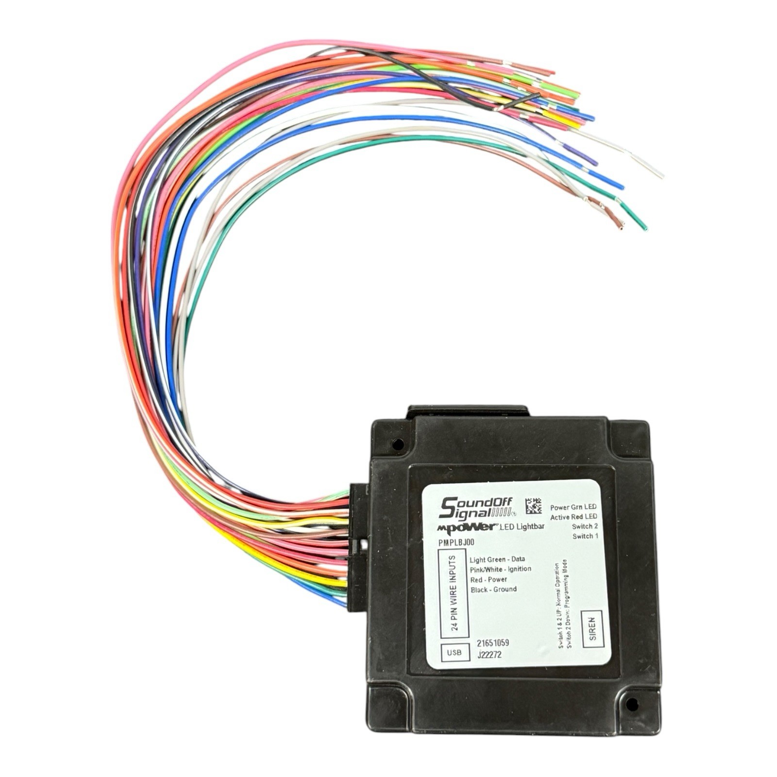 SoundOff Signal mPower PMPLBJ00 Breakout Box Interface Module New