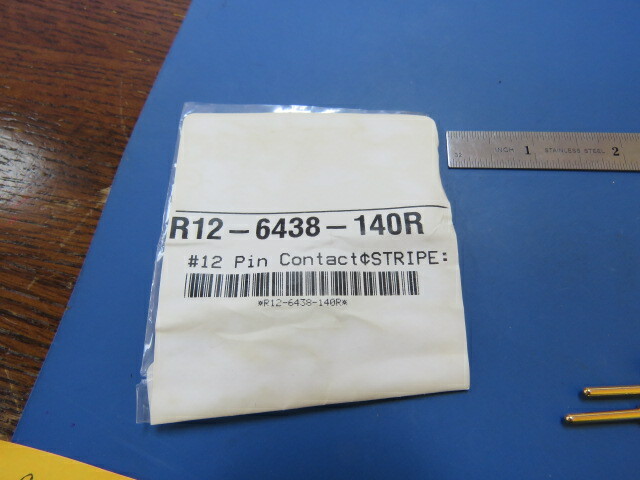 SPACECRAFT R12-6438-140R Qty of 4 per Lot CONNECTOR PIN; MIL-C-5015 CRIMP F80 P