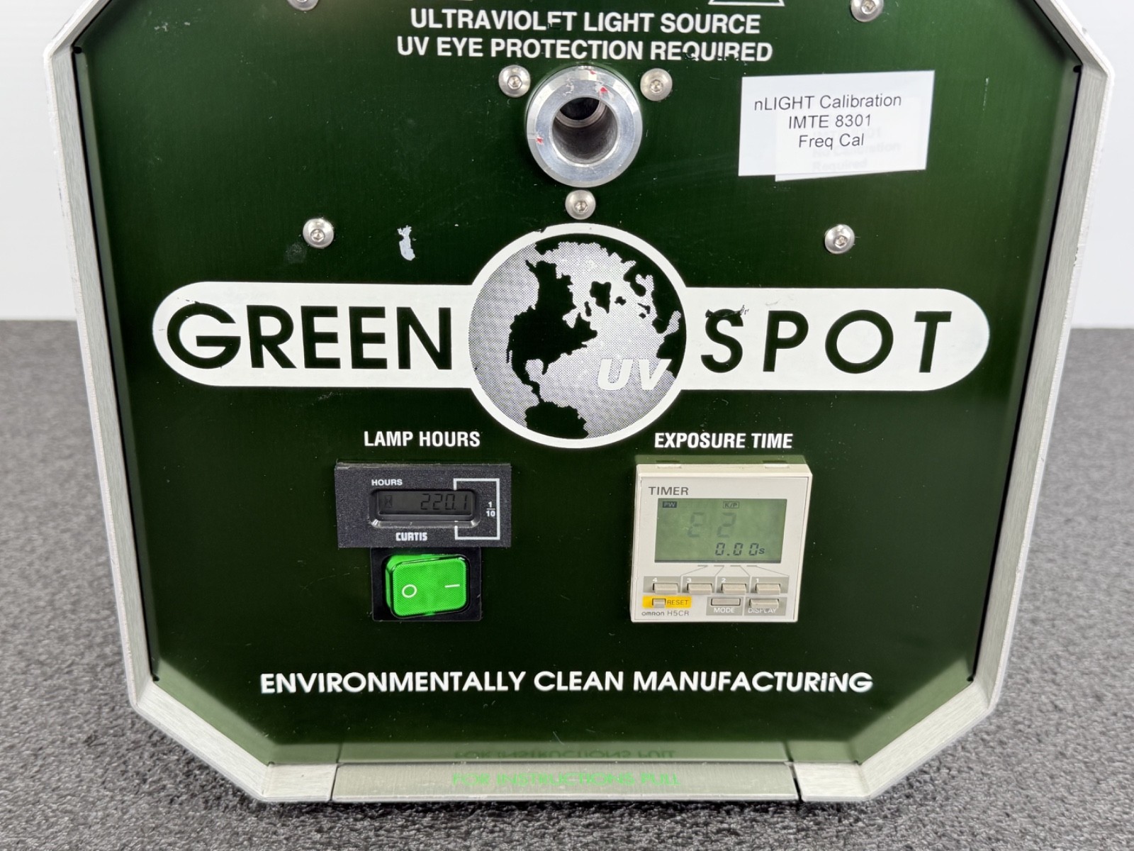 American Ultraviolet Green Spot UV Spot Curing System