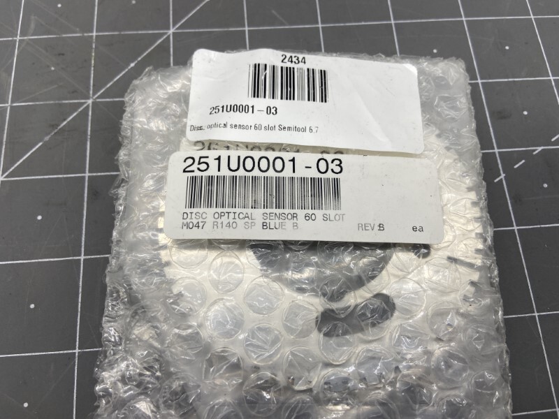 Semitool Disc Optical Sensor 60 Slot PN: 251U0001-03